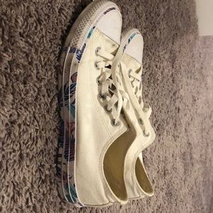 Converse All Star Hawaiian print shoes